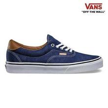 Blue VN0003S4IXE Era 59 Washed Herringbone Shoes For Men -6119