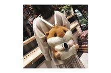 Cute Multi-Function Plush Toy Doll Pillow Winter Backpack