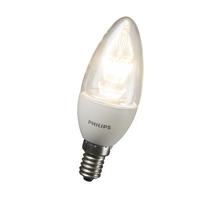 Philips 4W Warm White E 27 Clear Candle Bulb