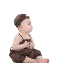 Sleeveless Rompers Belt For Baby Girl HF-063