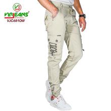 Virjeans Cotton Box Joggers (Zipper Bottom) (VJC 681) OFF white