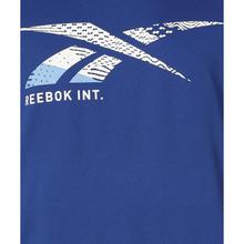REEBOK Graphic Print Men Round Neck Blue T-Shirt