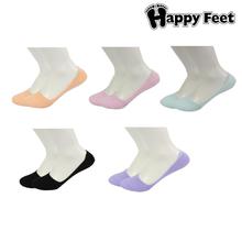 Happy Feet Pack of 6 Pairs of Net Style Loafer Socks for Ladies (2017)