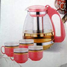 Green Tea Pot and Cup Set-Pink