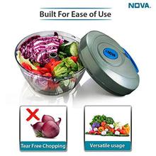 Nova Quick Cut Small Plastic Handy Chopper, Grey