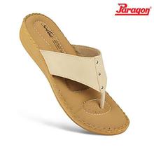 Cream T-Strap Sandals For Women-7512