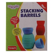 Funskool Stacking Barrels Building Game - Multicolored