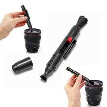 Lens Brush Pen Brush with Two Carbon Powder Cleaning Head for Canon Nikon DSLR Camera