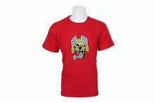 Red Ganesh Hand-Embroidered Unisex T-Shirt