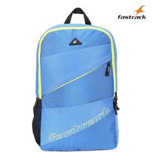 Fastrack Blue/Yellow Textured Backpack For Men - A0636NBL01