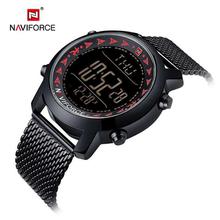 NaviForce NF9130 Black Dial Digital Watch For Men- Black