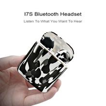 M&J I7S TWS camo Earbuds Ture Wireless Bluetooth Double