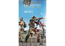 NK-201 Premium Gaming Earphone with  Dual Mic For Pc/Mobile Phone