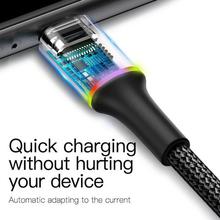 Baseus LED Lighting Micro USB Cable 3A Fast Charging Charger