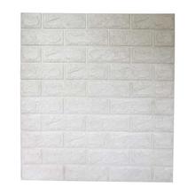 White Fantasy Castle 3D Foam Stone Wall Sticker For Home Decor