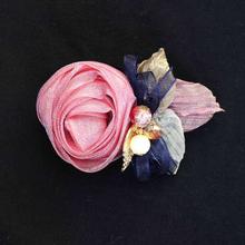 Rose Hair Clip For Women - Pink