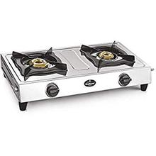 SUNFLAME Shakti Stainless Steel Manual Gas Stove (2 Burners)