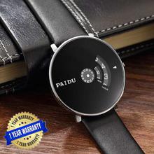 PAIDU PBN19 Turntable Casual Quartz Watch - Black