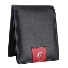 GETOREE Men's Florence Leather RFID Protected Wallet (Black)