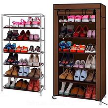 Portable 6 Layer Shoe Rack  (Random Color)