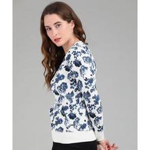 Full Sleeve Floral Print Women Sweatshirt