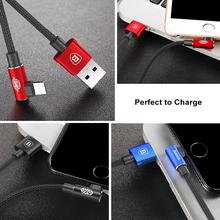 Geniune Baseus MVP Elbow USB Cable Fast Charging Charger Date Cables For Apple iPhone