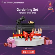 Combo Deal of Gardening Tool Set, Knitted Gloves and Garden Hose Pipe