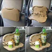 Folding Back Seat Tray Auto Water Beverage Holder Car Cup Holder