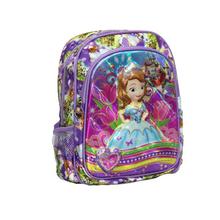 Purple Sofia Printed School Backpack for Baby Girl