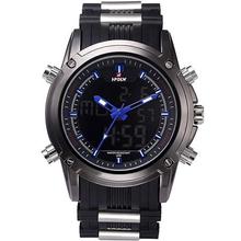 HPOLW Men Sports Watches Electronic Large Watch Stainless Steel