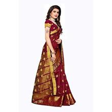 Anni Designer Women's Kanjeevaram Silk Jacquard Saree With