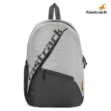 Grey/Black Textured Backpack For Men - AC034NGY02