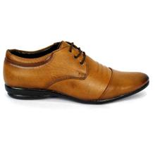 Tanned Brown Casual Leather Shoes For Men