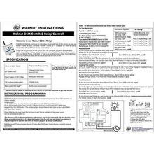 Walnut Innovations GSM Switch 2 Relay Control