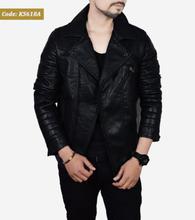 Men Fashion Warm Pu Leather Jacket Fur Inside