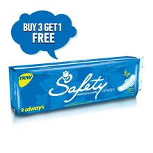 Safety Always Sanitary Pad, 8count (buy 3 Get 1 Free)