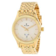Titan  Regalia Day and Date Function Watch For Men-1528YM05