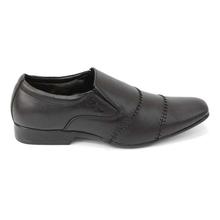 Fitrite Black Slip On Formal Shoes for Men  6425