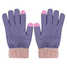 Zacharias Women's Woolen Touch Screen Gloves for Winter