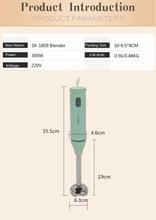 Sokany Electric Hand Blender  Powerful 300 Watt Stick Blender Hand Mixer Set Stainless Steel Blades Handheld Blender With Ergonomic Handle