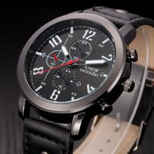 SALE- 2019 XINEW Casual Mens Watches Brand Luxury Leather Men Military