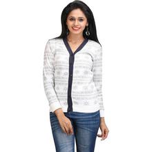 LimeBerry Women's Button Striped Cardigan