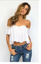 White Off Shoulder Top For Women