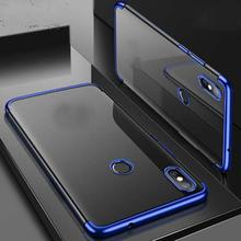 Transparent Soft Case for Xiaomi Redmi Note 5 Pro -Blue