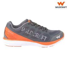 Wildcraft Grey/Orange Travel Ogden Shoes For Men