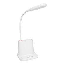 LED Desk Lamp Multifunctional 1W Eye-caring Reading Lamp With Phone Stand Pen Organizer Charging Station