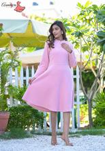 Light Pink Woolen Gathers Tunic For Women From Aamayra Fashion House