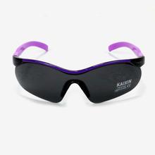 Oval Shaped Black Lens Sunglasses For Kids - Purple