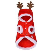2018 Christmas Dog Clothes Winte Coat Clothing  Santa Costume Pet Dog Christmas Clothes  Cute Puppy Outfit For Dog XS-XL