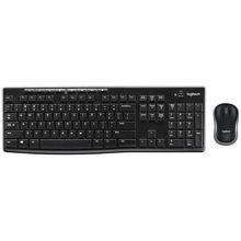 Logitech MK-270R Wireless Combo Of Keyboard And Mouse (920-006316) - Black